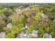 Stunning aerial view of home nestled in lush green surroundings providing a secluded and serene atmosphere at 1255 Wildcliff Ne Pkwy, Atlanta, GA 30329