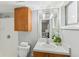 Cozy bathroom featuring a neutral color palette, a modern mirror and vanity, and plenty of light at 3048 Briarcliff Ne Rd # 2, Atlanta, GA 30329