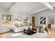 Inviting living room with comfortable seating, modern accents, and hardwood floors at 3637 Eaglerock Dr, Atlanta, GA 30340