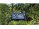 Community sign for Key's Lake Condominiums at 1371 Keys Lake Ne Dr, Brookhaven, GA 30319