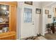 Home entryway showcasing decorative glass door, flooring and natural light at 1610 Elm Ne St, Conyers, GA 30012