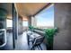 Relax on this spacious balcony with city views, perfect for outdoor dining and enjoying fresh air at 75 14Th Ne St # 3820, Atlanta, GA 30309