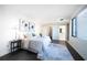 Bright bedroom features modern décor, with ensuite bath and walk-in closet at 75 14Th Ne St # 3820, Atlanta, GA 30309