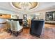 Sophisticated lobby area with marble floors, stylish seating, and a grand chandelier at 75 14Th Ne St # 3820, Atlanta, GA 30309
