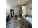 A bathroom showcasing a vanity, a glass shower, and a soaking tub, creating a functional space at 3740 Tupelo Trl, Auburn, GA 30011