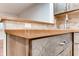 Close up of kitchen counter with gray cabinets and stainless steel faucet at 2930 Torreya Se Way, Marietta, GA 30067