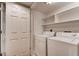 Functional laundry room with full-size washer and dryer at 2930 Torreya Se Way, Marietta, GA 30067