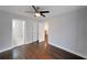 Bedroom featuring hardwood floors, ensuite bathroom and closet at 1322 Lorenzo Sw Dr, Atlanta, GA 30310
