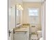 Clean bathroom featuring a granite vanity, toilet and shower at 2836 Alpine Ne Rd, Atlanta, GA 30305