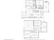 Detailed floorplan illustrating the layout of the house's first floor and basement level at 1406 Winston Pl, Decatur, GA 30033