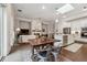 Open-concept living area with a modern kitchen and dining area at 642 Stickley Oak Way, Woodstock, GA 30189