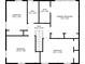 Upstairs floorplan with four bedrooms, two baths, and a hallway at 970 Winding Creek Trl, Atlanta, GA 30328