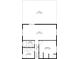 Upstairs floor plan of home featuring bedrooms, bathroom, living area, and an outdoor patio at 412 E Pharr Rd, Decatur, GA 30030