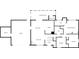 Layout of the first floor including kitchen, bedrooms, garage and screened porch at 120 Arrowood Ln, Alpharetta, GA 30009