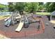 Well equipped playground with slides and climbing structures providing fun for of all ages at 203 Bent Oak Ln, Woodstock, GA 30189