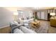 Bright living room with neutral paint, ample seating and lots of natural light at 3710 Oregon Trl, Decatur, GA 30032