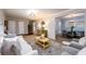 Open concept living room flows into dining area creating a spacious living area at 3710 Oregon Trl, Decatur, GA 30032