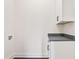 Laundry room with countertop space and white shaker cabinetry at 100 5Th St, Fayetteville, GA 30214