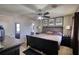 Bedroom featuring a bed and ceiling fan at 744 Hampton Locust Grove Rd, Hampton, GA 30228