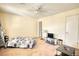 Bedroom with a simple bed and TV at 744 Hampton Locust Grove Rd, Hampton, GA 30228