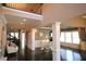 Bright and airy foyer featuring hardwood floors, high ceilings, and elegant architectural details at 1365 Willis Lake Dr, Kennesaw, GA 30152