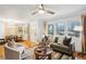 Cozy living room with hardwood floors, neutral tones, and modern furnishings, perfect for relaxation and gatherings at 1322 Elmhurst Circle Se Cir, Atlanta, GA 30316