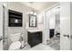 Charming bathroom with a sleek vanity, modern fixtures, and a view into the bedroom at 3655 Habersham Ne Rd # B129, Atlanta, GA 30305