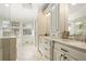 Bright bathroom featuring a double vanity and tile flooring at 630 Oakdale Ne Rd, Atlanta, GA 30307