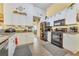 Charming kitchen featuring white cabinets, granite counters and black appliances at 2895 Dogwood Creek Pkwy, Duluth, GA 30096