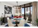Chic dining room featuring modern decor and city views at 750 Park Ne Ave # 14Se, Atlanta, GA 30326