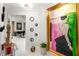 Elegant entrance foyer featuring artwork, light hardwood floors, and sophisticated decor at 750 Park Ne Ave # 14Se, Atlanta, GA 30326