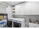 Functional laundry room with modern appliances and ample storage cabinets, making laundry tasks efficient and organized at 750 Park Ne Ave # 14Se, Atlanta, GA 30326