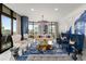 Spacious living room featuring city views, stylish furnishings, and modern decor at 750 Park Ne Ave # 14Se, Atlanta, GA 30326