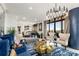 Stylish open-concept living space with dining area, and city view at 750 Park Ne Ave # 14Se, Atlanta, GA 30326