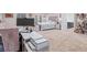 Main bedroom with a work space, natural light, and ample closet space at 192 Maple Wood Dr, Lawrenceville, GA 30046