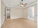 Spacious bedroom with hardwood floors, recessed lighting, ceiling fan, and ensuite bathroom at 472 Price Rd, Carrollton, GA 30116