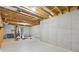 Unfinished basement is spacious and awaits your customizations at 11180 West Rd, Roswell, GA 30075
