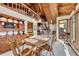 Bright dining room offering natural light, wood accents and convenient access to the living spaces at 2731 Tritt Springs Ne Dr, Marietta, GA 30062