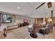 Cozy living room features hardwood floors, a window bench, and comfortable leather chairs at 2731 Tritt Springs Ne Dr, Marietta, GA 30062