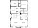 First floor plan featuring bedrooms, bathrooms, kitchen, living room and dining area at 3783 Red Rose Ct, Loganville, GA 30052
