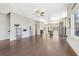 Spacious living room boasts beautiful floors, recessed lighting, and abundant natural light at 264 Castleberry Station Sw Dr, Atlanta, GA 30313