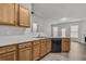 The kitchen has ample cabinet space and laminate countertops at 4878 Hairston Park Sq, Stone Mountain, GA 30083