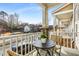 Charming balcony with outdoor seating overlooking a quaint street at 201 16Th Nw St # 4, Atlanta, GA 30363