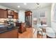 Modern kitchen with granite counters, stainless steel appliances, and a dining nook at 201 16Th Nw St # 4, Atlanta, GA 30363