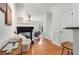 Elegant living room showcasing fireplace and view into the sitting area at 201 16Th Nw St # 4, Atlanta, GA 30363