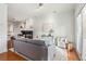 Bright and inviting living room features hardwood floors, a fireplace, and neutral furnishings at 201 16Th Nw St # 4, Atlanta, GA 30363