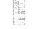 Detailed floor plan showcasing layout of the residence with labeled rooms and dimensions at 2163 Ben Hill Rd, Atlanta, GA 30344