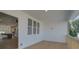 Outdoor deck is well lit and opens up into a modern kitchen at 3316 Cranston Ln, Kennesaw, GA 30144