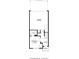 Terrace level floor plan featuring a two-car garage, bath, bedroom/study, and foyer leading to porch at 3316 Cranston Ln, Kennesaw, GA 30144