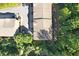 Birds eye view of the townhome roofs and the wooded neighborhood at 482 Pearl Cove Ct, Atlanta, GA 30350